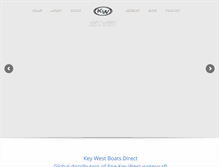 Tablet Screenshot of keywestboatsdirect.com